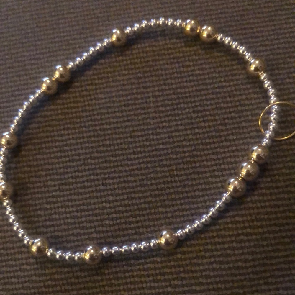 NWT Enewton Extends Hope Unwritten 5mm Bead Bracelet Mixed Metal - Picture 2 of 4